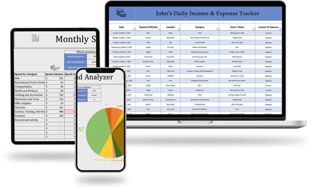 Simple Expense Tracker Men - Iphone Ipad MAc