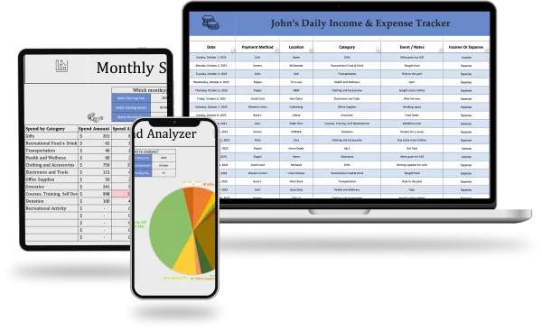 Simple Expense Tracker Men - Iphone Ipad MAc