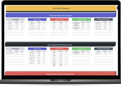 Excel Contact Management System