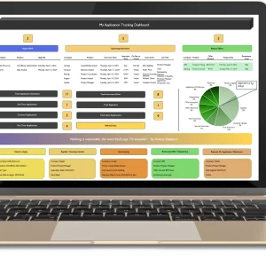 Job Tracking Spreadsheet - Macbook Air