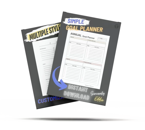 Simple Goal Planner Mockup 3