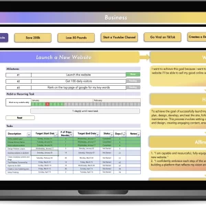 Goal Planner and Progress Tracker (Advanced)
