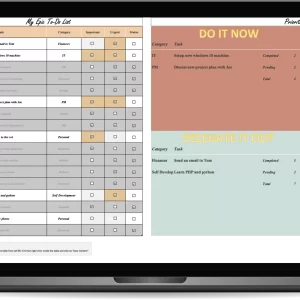 The Eisen Hower Matrix for Decision Making (Free)