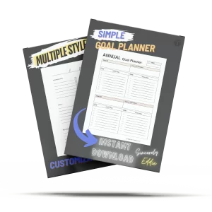A Simple Goal Planner (Premium)